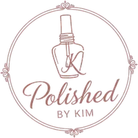 Polished by Kim nail studio logo